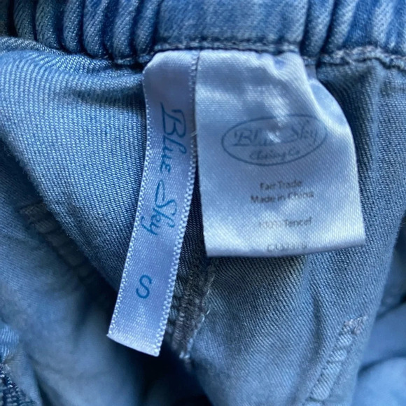 Blue Sky cargo pants Sz S 100% Tencell Fair Trade - Picture 4 of 9